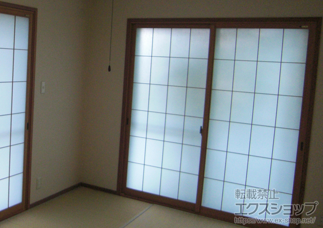 鹿児島県鹿児島市のの二重窓（内窓） インプラス ダストバリア仕様 引違い窓 2枚建 施工例