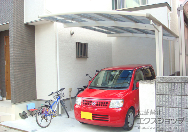 埼玉県春日部市ののカーポート レイナポート 積雪〜20cm対応 施工例