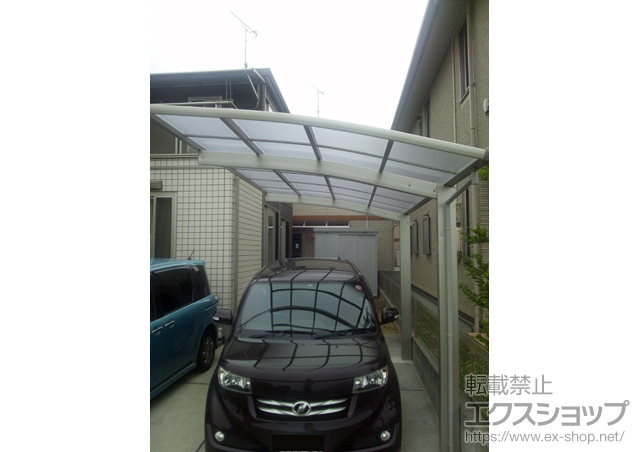 広島県福山市ののカーポート プレシオスポート 積雪〜20cm対応 施工例