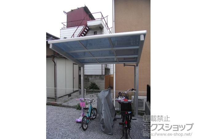 群馬県前橋市ののカーポート カムフィNex F 積雪〜20cm対応 施工例