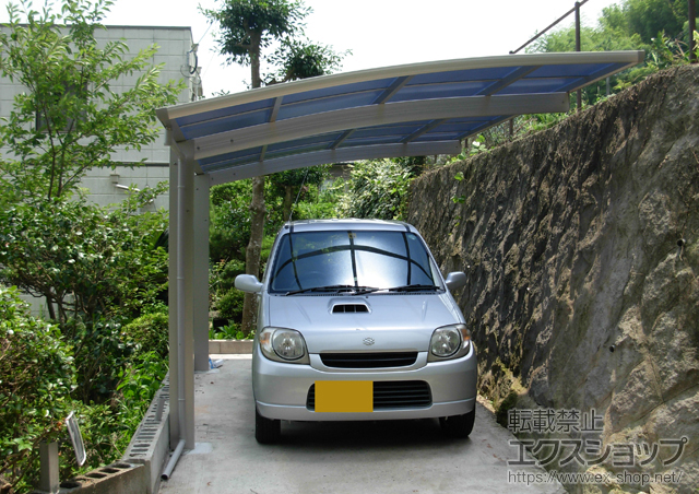 福岡県遠賀郡遠賀町ののカーポート プレシオスポート 積雪〜20cm対応 施工例