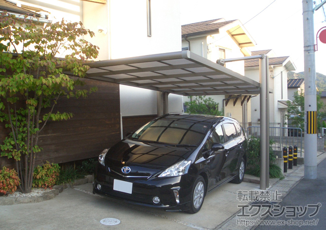 京都府宇治市ののカーポート 4G 積雪〜20cm対応 施工例