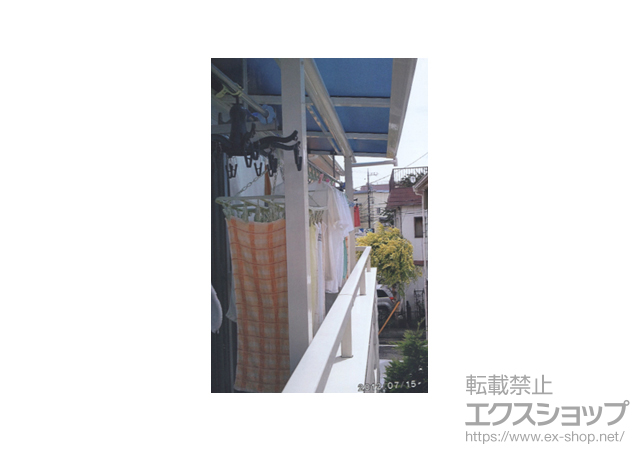 東京都西東京市ののバルコニー・ベランダ屋根 ヴェクターテラス F型 屋根タイプ 連棟 積雪対応〜20? 施工例