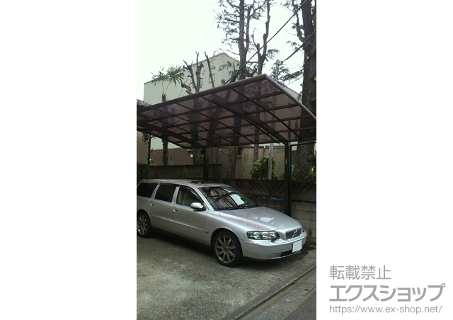 東京都中野区ののカーポート レイナポート 積雪〜20cm対応 施工例