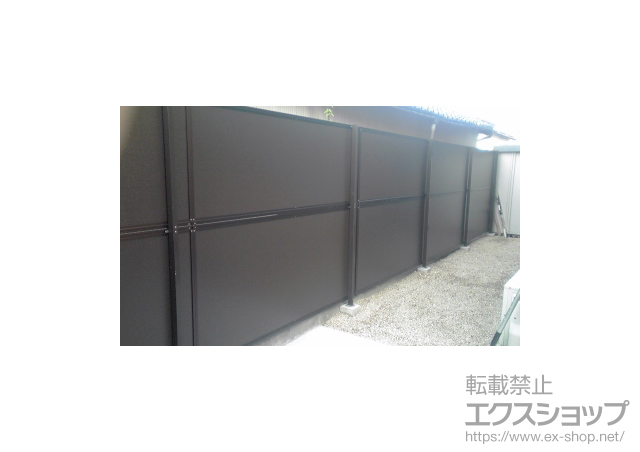 三重県四日市市ののフェンス・柵 めかくし塀P型 高尺タイプ 施工例