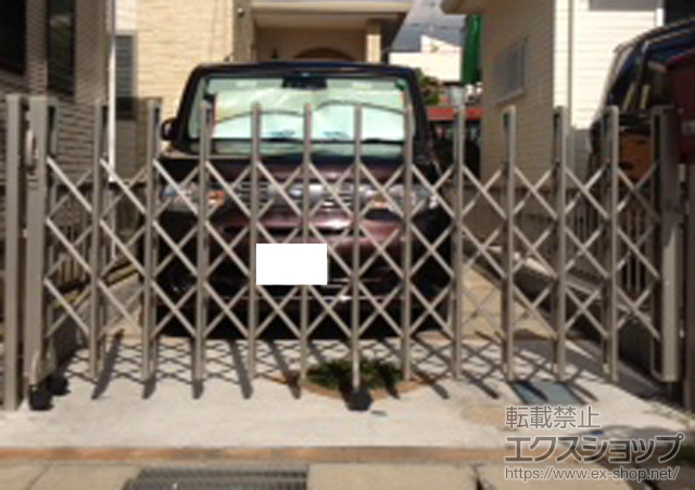 千葉県千葉市ののカーゲート レイオス1型 ノンレール 片開き26S 施工例