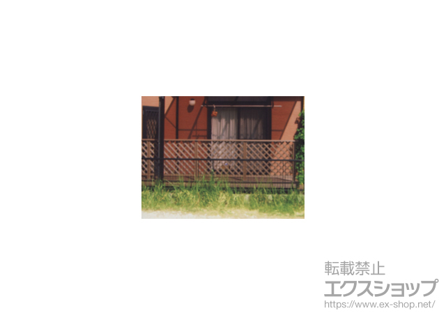 愛知県豊明市ののウッドデッキ リコステージII 連棟 +リコステージII デッキフェンス 施工例