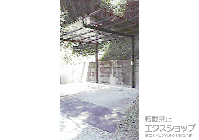 大阪府泉南郡岬町ののカーポート マイリッシュ 前上がり　積雪〜20cm対応 施工例