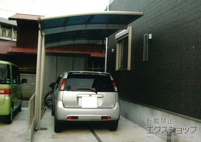 神奈川県小田原市ののカーポート レイナポート 積雪〜20cm対応 施工例