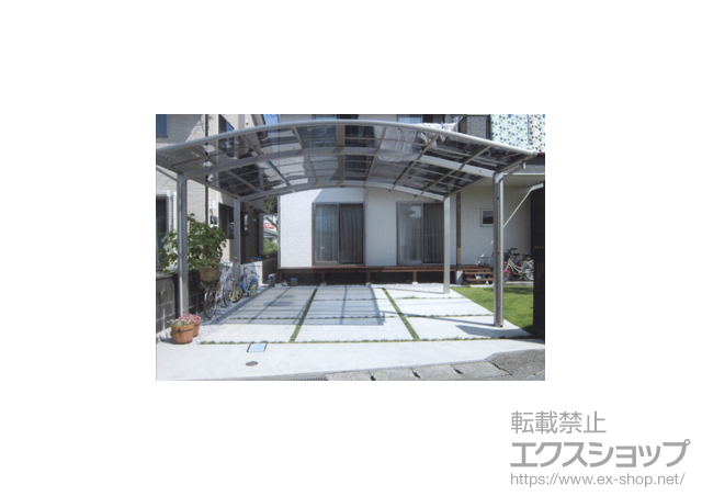 高知県香美市ののカーポート レイナツインポート 積雪〜20cm対応 施工例