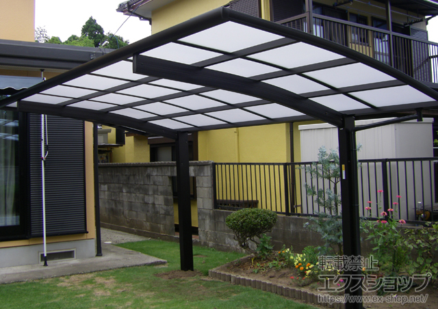 茨城県那珂郡東海村ののカーポート プレシオスポート 積雪〜20cm対応 施工例