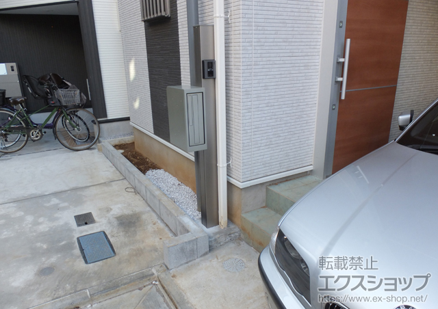 東京都品川区のの機能門柱・ポスト アプローチポールアロット1型 施工例