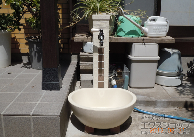 愛知県東海市のの立水栓・ガーデンシンク ファミエンテ #02 施工例