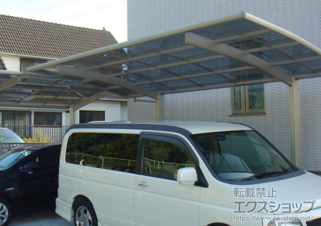 千葉県千葉市ののカーポート プレシオスポート 積雪〜20cm対応 施工例