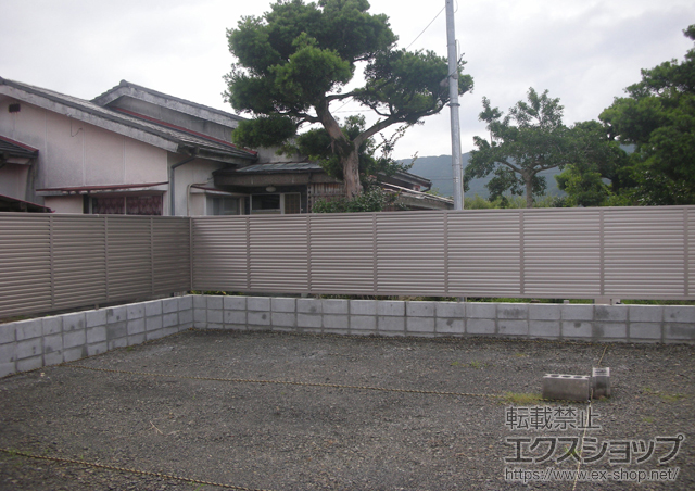 鹿児島県南九州市ののフェンス・柵 プリレオR9型フェンス 施工例