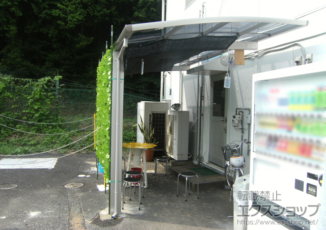 福岡県鞍手郡鞍手町ののカーポート プレシオスポート 積雪〜20cm対応 施工例