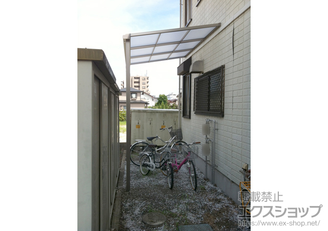 宮城県仙台市のLIXIL リクシル（トステム）のテラス屋根 ライザーテラスII F型 テラスタイプ 単体 積雪〜20ｃｍ対応 施工例