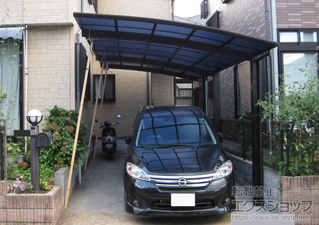千葉県松戸市ののカーポート レイナポート 延長 施工例