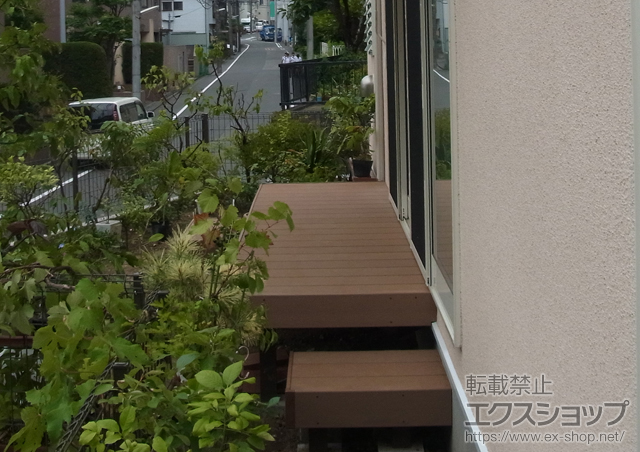 神奈川県横浜市のLIXIL リクシル（トステム）のウッドデッキ リコステージII 施工例