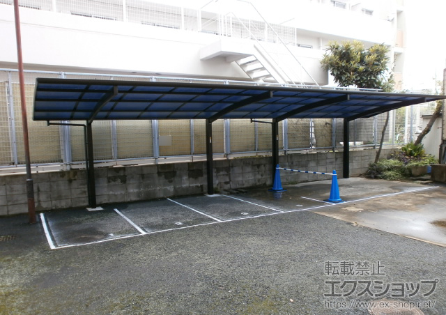 東京都江戸川区ののカーポート プレシオスポート 積雪〜20cm対応 施工例