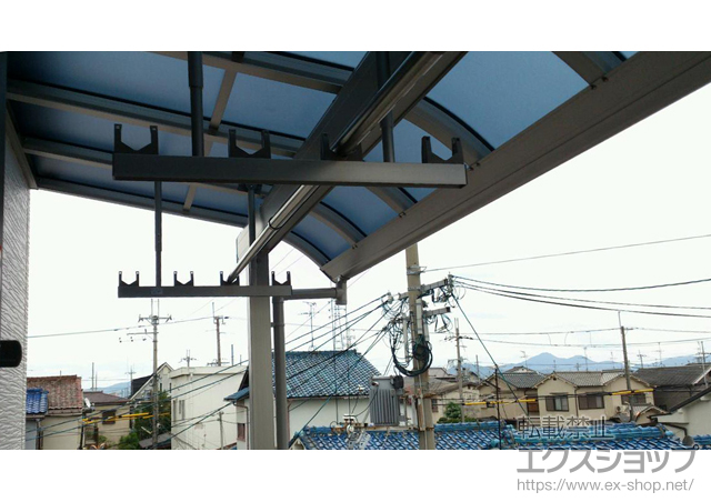 大阪府松原市ののバルコニー・ベランダ屋根 ヴェクターテラス R型 1500 屋根タイプ 単体 施工例