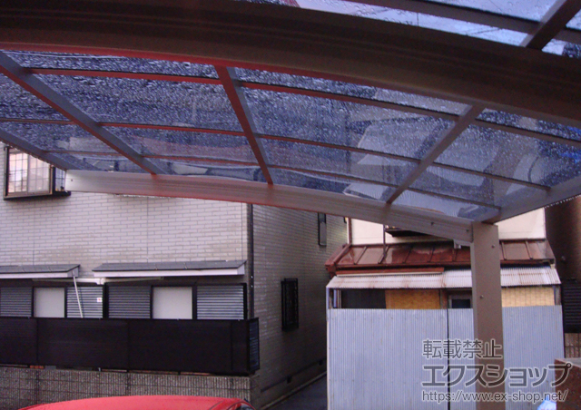 大阪府羽曳野市ののカーポート プレシオスポート 積雪〜20cm対応 施工例