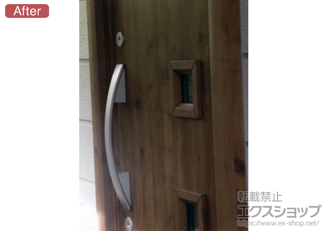 長野県須坂市のの玄関ドア、二重窓（内窓） ラフォースR2 54型 片開き ランマ無 施工例