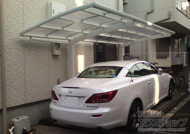 東京都大田区ののカーポート レイナポート 積雪〜20cm対応 施工例