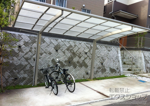 神奈川県鎌倉市ののカーポート プレシオスポート 積雪〜20cm対応 施工例