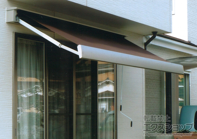 愛媛県松山市ののオーニング・日よけ サンブレロ タイプ01 手動式 施工例