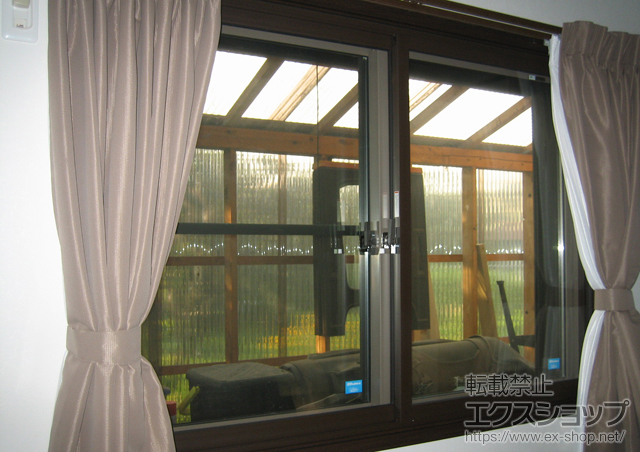 茨城県古河市のの二重窓（内窓） インプラス ダストバリア仕様 引違い窓 2枚建 施工例