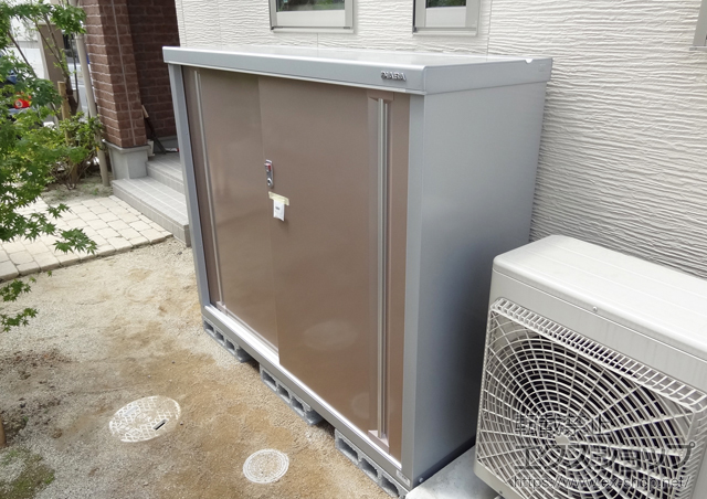 福岡県大野城市のの物置・屋外倉庫 シンプリー 一般型(MJN-155CP ) 施工例