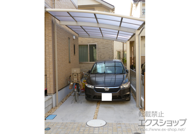 千葉県柏市ののカーポート レイナポート 積雪〜20cm対応 施工例