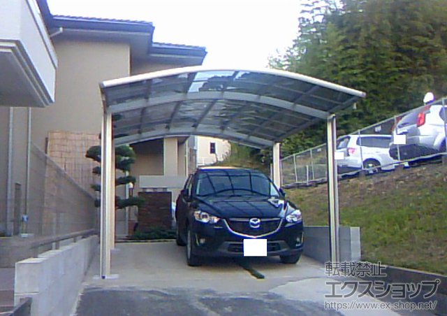 福岡県福岡市ののカーポート レイナツインポート 積雪〜20cm対応 施工例