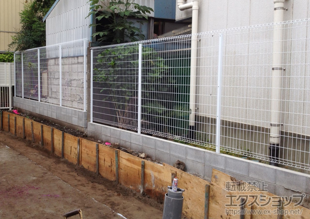 東京都品川区ののフェンス・柵 イーネットフェンス1F型 施工例