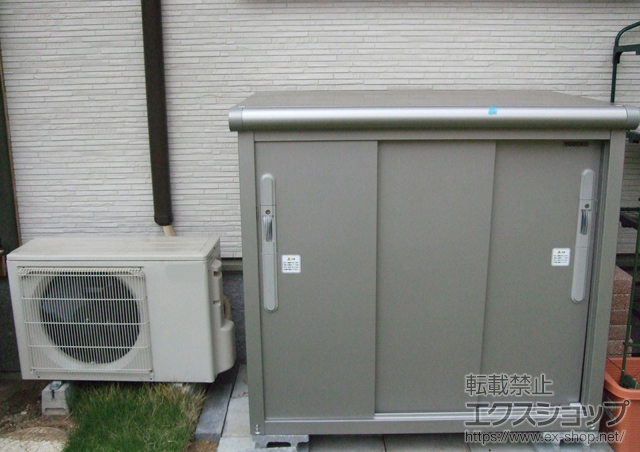 埼玉県川口市のの物置・屋外倉庫 エスモ 一般型(ESD-1207YGL) 施工例