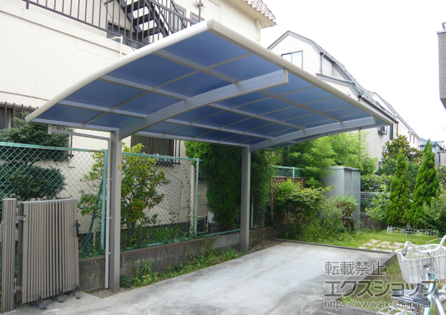 東京都葛飾区ののカーポート レイナポート 積雪〜20cm対応 施工例