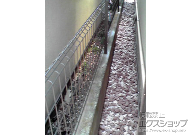 神奈川県相模原市ののフェンス・柵 ハイグリッドフェンスUF8型 フリーポールタイプ 施工例