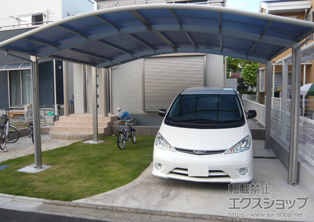 千葉県千葉市ののカーポート レイナツインポート 積雪〜20cm対応 施工例