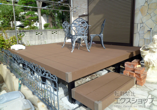 神奈川県横須賀市ののウッドデッキ リウッドデッキ200 施工例