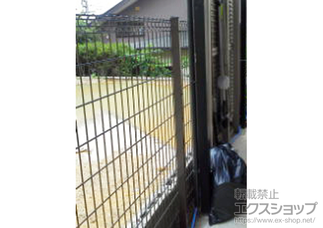 兵庫県西宮市ののフェンス・柵 ハイグリットフェンスN8型 フリーポールタイプ 施工例