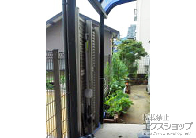 兵庫県西宮市ののフェンス・柵 プリレオR5型フェンス フリーポールタイプ 施工例