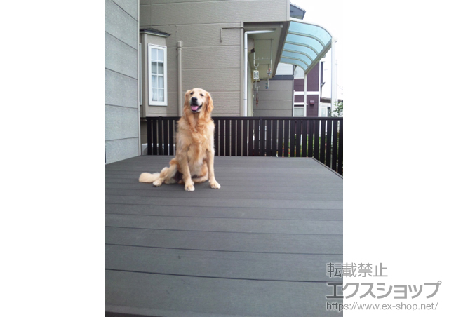 新潟県新潟市ののウッドデッキ リウッドデッキ 200 単体 施工例