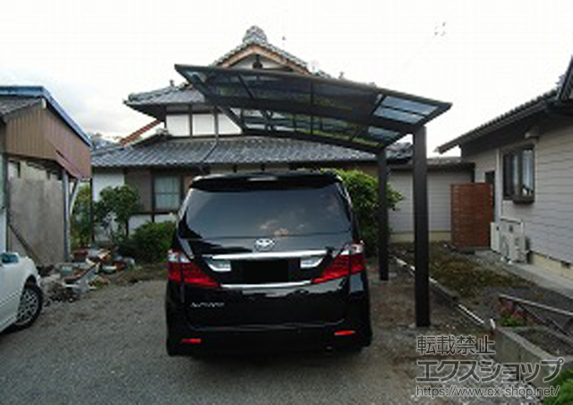 岐阜県美濃加茂市ののカーポート プレシオスポート 積雪〜20cm対応 施工例