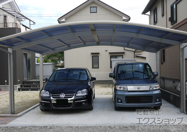 宮城県仙台市ののカーポート レイナツインポート 積雪〜20ｃｍ対応 施工例