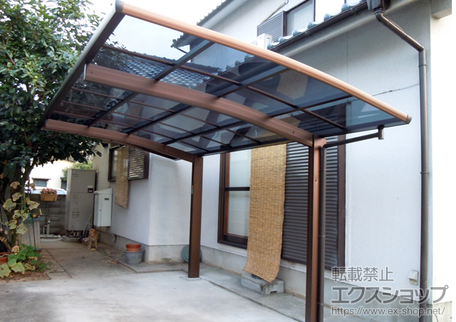 兵庫県明石市ののカーポート プレシオスポート 積雪〜20cm対応 施工例