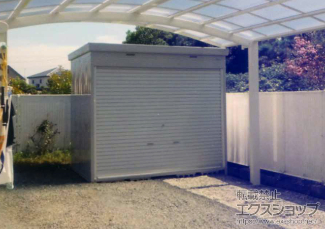 静岡県御前崎のの物置・屋外倉庫 ドマール 床付タイプ 一般型(FXN-50HY) 施工例