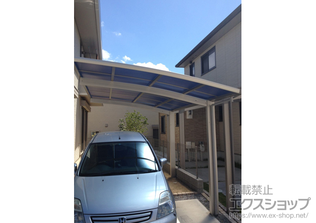 京都府京田辺市ののカーポート レイナポート 積雪〜20?対応 施工例