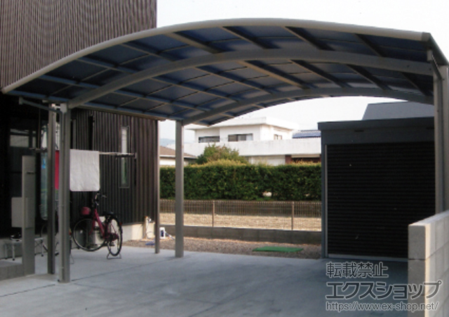 徳島県板野郡藍住町ののカーポート レイナツインポート 積雪〜20cm対応 施工例