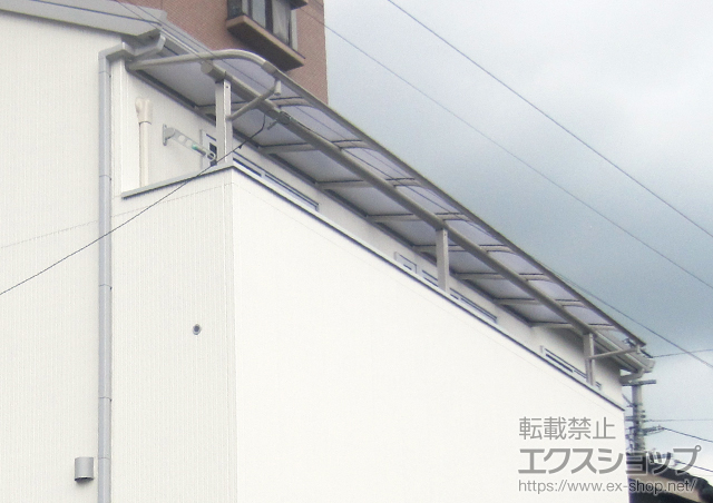 愛知県稲沢市ののバルコニー・ベランダ屋根 ヴェクターテラス R型 屋根タイプ 連棟 積雪〜20cm対応 施工例